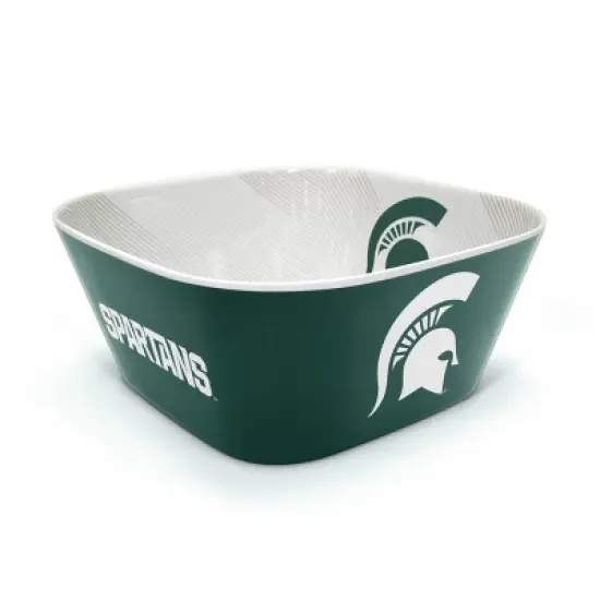 NCAA Michigan State Spartans Serving Bowl: Melamine Rounded Square, 15 Volume image {6}