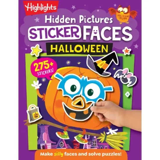 Hidden Pictures Sticker Faces: Halloween - (Paperback) image {1}