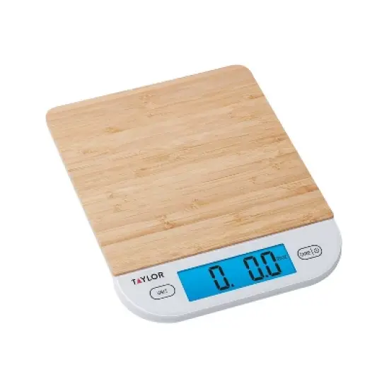 Taylor Digital Kitchen 15lb Food Scale Eco-Friendly Bamboo&nbsp; image {11}