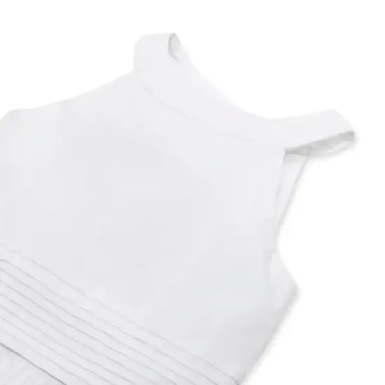 Hope & Henry Girls' Organic Cotton Sleeveless Halter Special Occasion Party Dress, Toddler image {1}