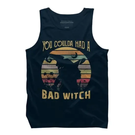 Men's Design By Humans Halloween Funny You Coulda Had Bad Witch By Ering Tank Top image {6}
