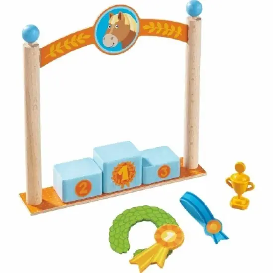 HABA Little Friends Winner's Pedestal Play Set Accessory image {2}