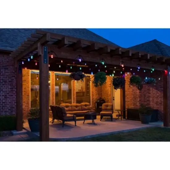 Seasons Vintage LED Caf&eacute; Lights with Acrylic Bulbs - Enbrighten image {5}