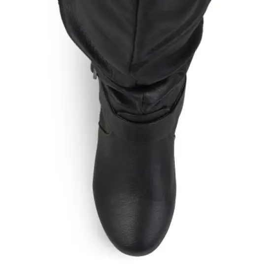 Journee Collection Womens Tiffany Hidden Wedge Mid Calf Boots image {3}