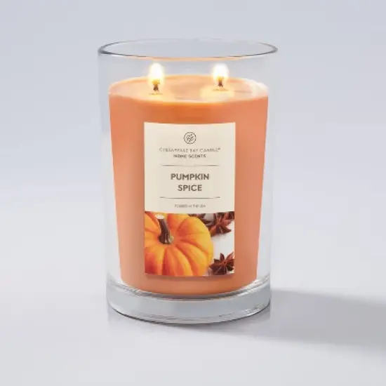 19oz Glass Jar Pumpkin Spice Candle - Home Scents image {1}