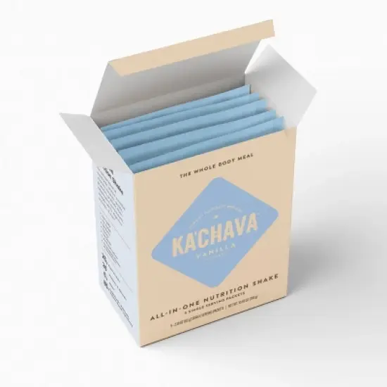 Ka'Chava All-In-One Plant Based Nutritional Shake Powder - Single Serve - Vanilla - 10.93oz/5ct image {3}