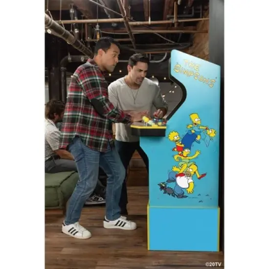 Arcade1Up The Simpsons Home Arcade with Riser and Stool image {8}