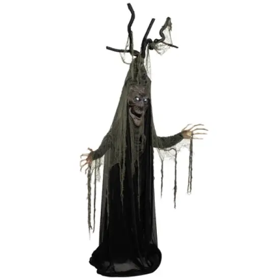 Northlight LED Lighted and Animated Tree Man Halloween Decoration - 7' image {4}