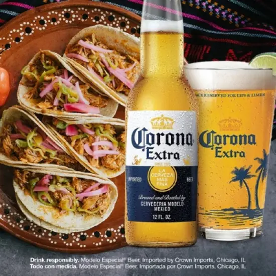 Corona Extra Lager Beer - 12pk/12 fl oz Bottles image {1}
