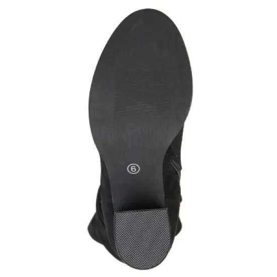 Journee Collection Womens Kaison Wide Calf Stacked Heel Over The Knee Boots image {4}