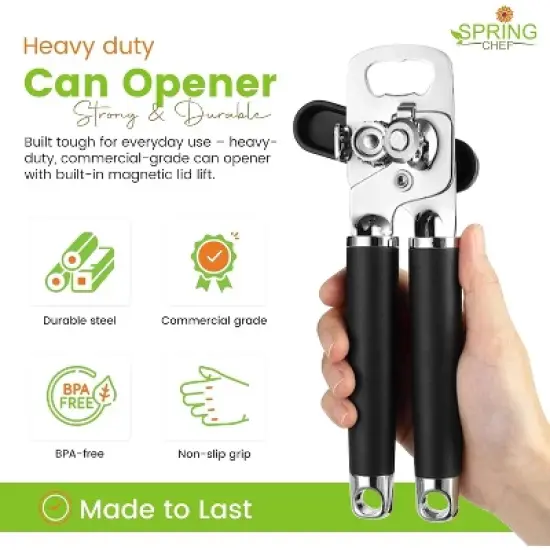 Manual with Soft Grip Handles, Easy Turn - Magnetic Lid Remover image {1}