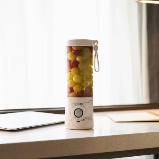 BlendJet 2 Portable Blender White Marble image {2}