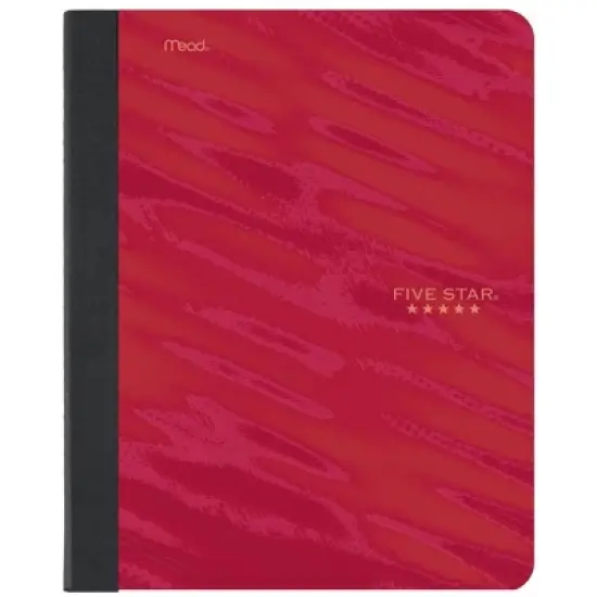 Five Star Active Comp Book Red Wide Ruled 80ct image {1}