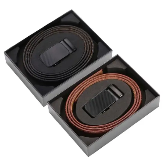 Men's Diagonal Weave 2 Pack Ratchet Belt image {3}