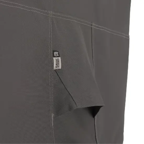 Classic Accessories Ravenna Water-Resistant Round Stand-Up Patio Heater With Table Cover, Dark Taupe image {2}