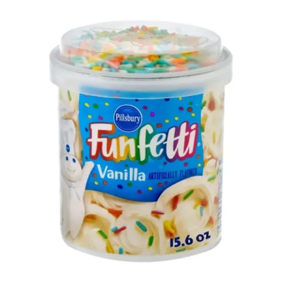 Pillsbury Funfetti Vanilla Flavored Frosting - 15.6oz image {9}