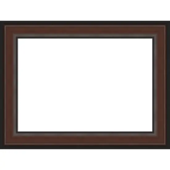 Amanti Art Harvard Walnut Framed Dry Erase Magnetic Board image {11}