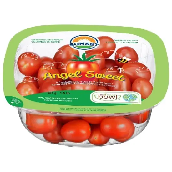 SUNSET Fresh Angel Sweet Grape Tomatoes - 1.5lbs image {1}