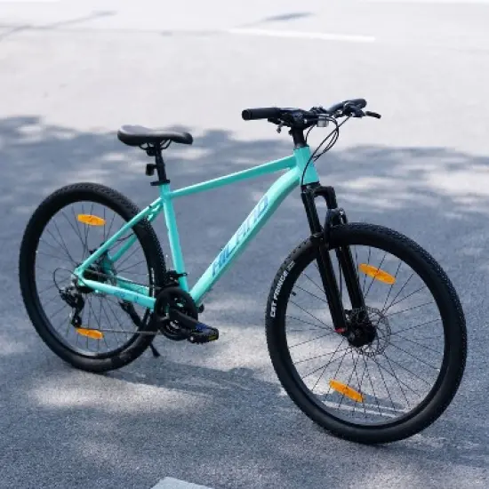 HILAND Zeal 26 Inch Mountain Bike for Adults, 21-Speed Lightweight Aluminum MTB with Dual Disc Brakes, Front Suspension image {2}