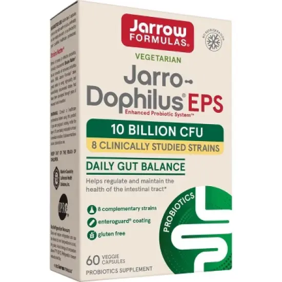 Jarrow Formulas, Inc. Vegetarian Jarro-Dophilus Eps 10 Billion Cfu 60 Veg Caps image {2}