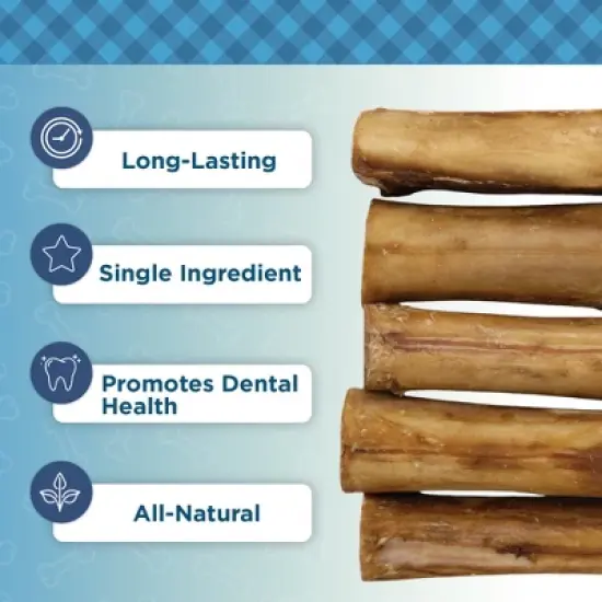 Country Living 5&rdquo;-6&rdquo; Beef Center Cut Bones for Dogs &ndash; 5 Count Bag &ndash; All-Natural, Long-Lasting Dog Chews &ndash; Single-Ingredient image {3}