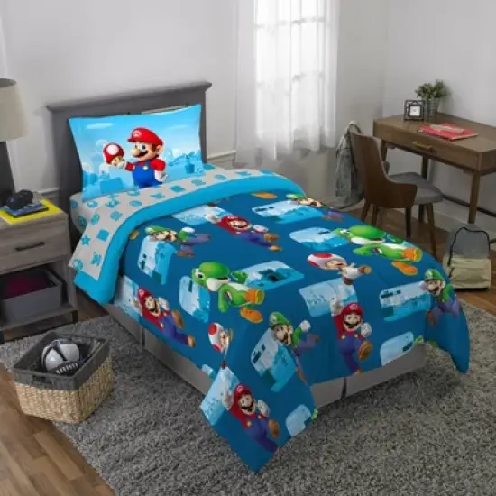 Twin Game Play Super Mario Bed in a Bag image {2}