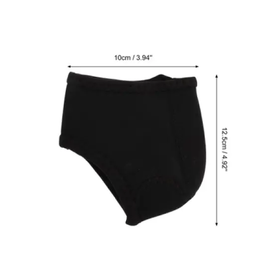 Unique Bargains Reusable Warm Heel Protectors 1 Pair image {1}