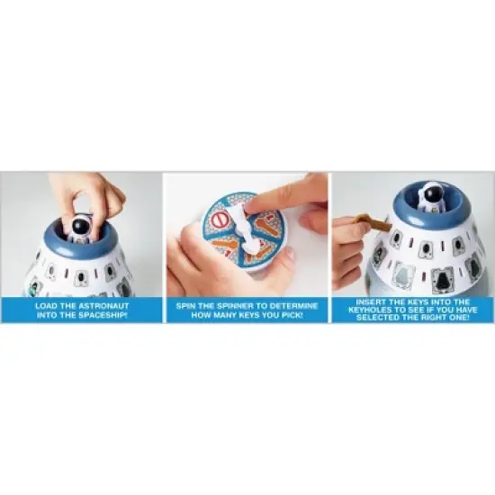 Game Zone Space Launch - Blast Off! Exciting Astronaut Race Game for 2-4 Players Ages 6+ - Perfect for Family Game Night! image {1}