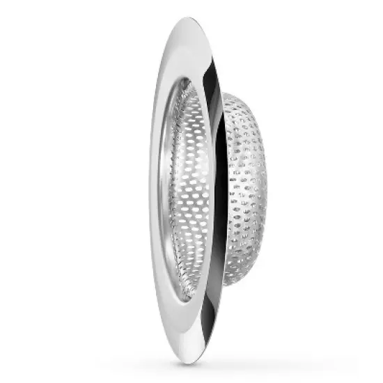 Garnen 2 Pack Kitchen Sink Drain Strainer, Stainless Steel Mesh Sink Strainer Basket, Sink Food Catcher, Shower Drain Hair Catcher For Bathroom, 4.3" image {8}