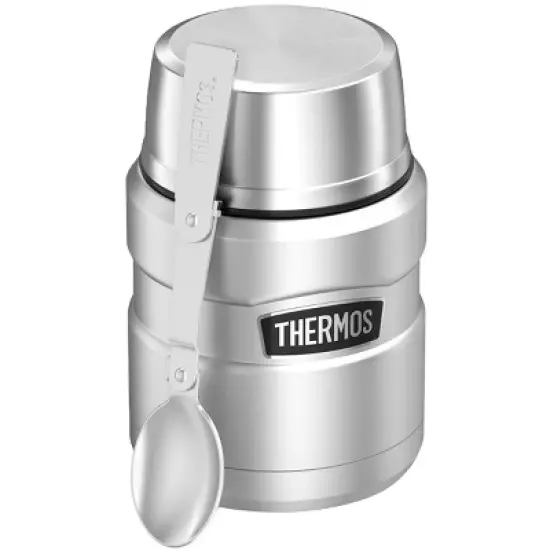 Thermos 16 oz Stainless King Vacuum Insulated Stainless Steel Food Jar Container image {2}