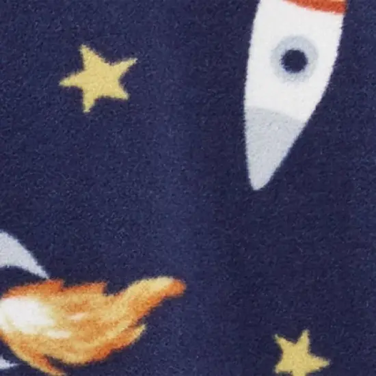 Carter's Just One You&reg;️ Toddler Boys' 2pk Spaceships and Dinos Fleece Footed Pajama - Blue image {2}