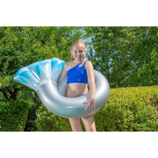 Poolmaster Diamond Swimming Pool Float Split Ring Tube image {8}