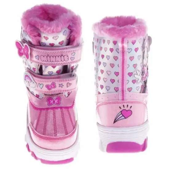 Disney Minnie Mouse Girls Snowboots. (Toddler/Little Kids) image {1}
