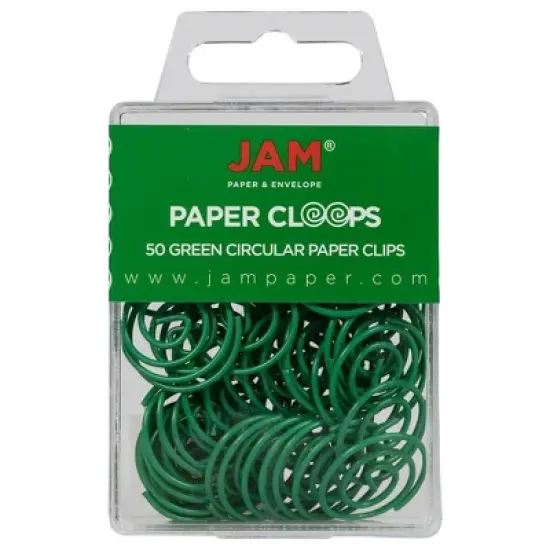 JAM Paper 50pk Circular Paper Clips image {8}