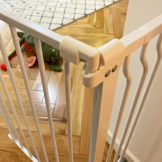 BalanceFrom Walk Thru Safety Gate for Baby and Pets, Doorways, Stairways, Hallways, Fits 29.1-43.3 Inch Openings, 36 Inch Height, White image {4}