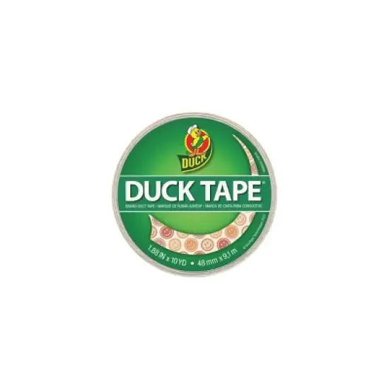 Duck 1.88"X10yd Smiley Face Duct Tape Multicolored image {5}