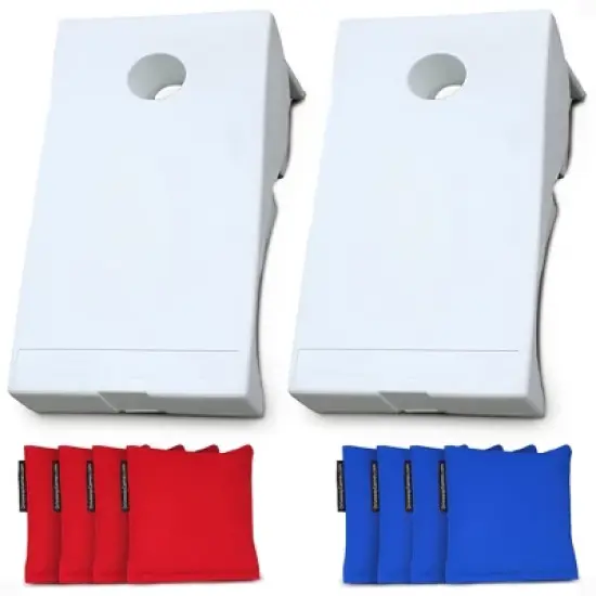 Driveway Games All Weather Corntoss Bean Bag Cornhole Yard Game Set for Indoor and Outdoor Use with 2 Target Boards and 8 Bean Bags image {7}