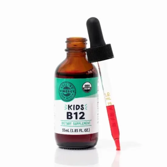 Vimergy Kids USDA Organic Liquid B12&ndash; 55 ml | Ages 1-18 | image {6}