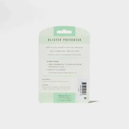 Fab Feet Women's by Foot Petals Blister Preventer Anti-Friction Balm Clear: Shoe Accessories, Cushion, 4.5" Length image {3}