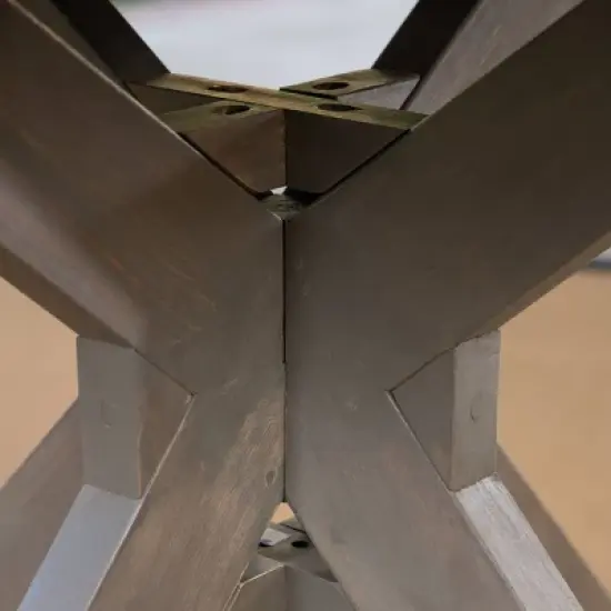 Stamford 5pc Acacia Wood & Wicker Patio Dining Set - Gray - Christopher Knight Home image {3}