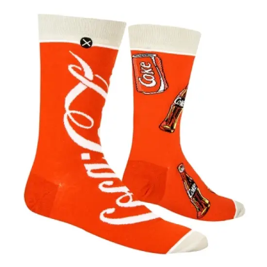 Cool Socks, Official Coca Cola Socks, Funny Novelty Print Adult image {2}