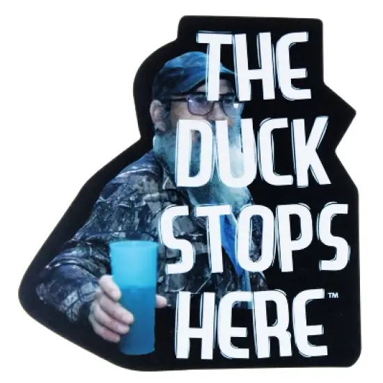 Just Funky Duck Dynasty "The Duck Stops Here" Magnet image {1}
