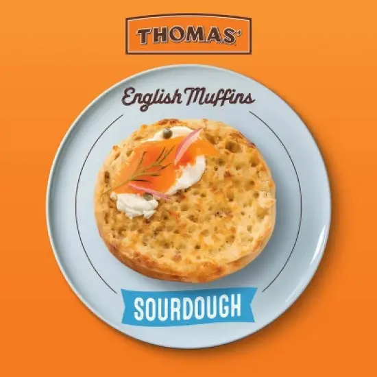 Thomas' Sourdough English Muffins - 12oz/6ct image {3}