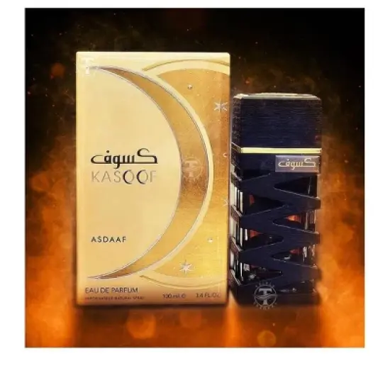 Lattafa Asdaaf Kasoof Black Extract By Lattafa Eau De Parfum Spray (Unisex) 3.4 Oz For Men image {3}