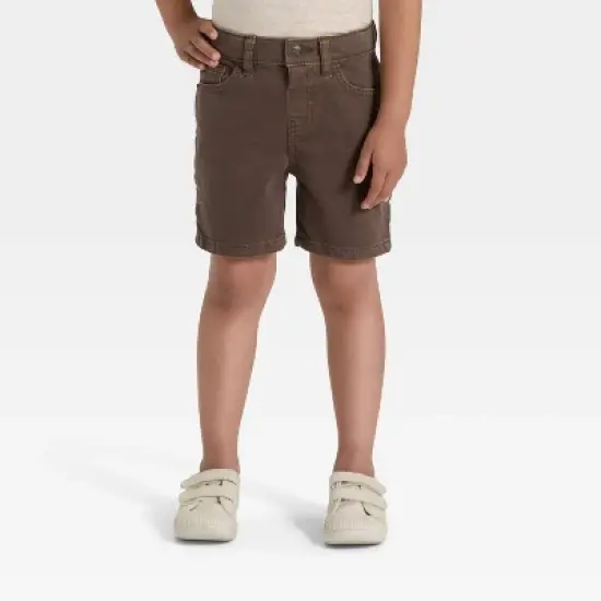 Toddler Boys' Carpenter Denim Shorts - Cat & Jack&trade; Brown image {3}