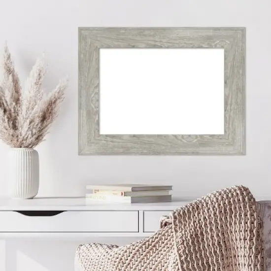 Amanti Art Dove Greywash Framed Dry Erase Magnetic Board image {8}