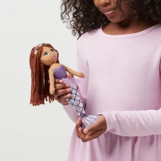 Ikuzi Dolls Mermaid Lavender Tail Baby Doll image {1}