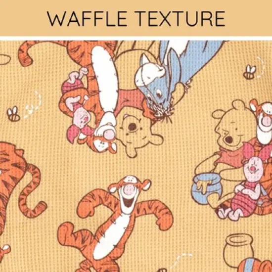 Disney Winnie the Pooh Waffle Knit Sweatshirt Pants Outfit Set Newborn to Infant image {4}
