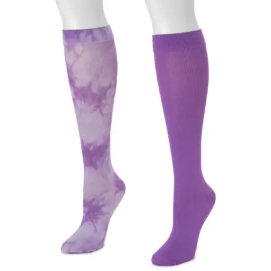 MUK LUKS Women's 2 Pair Pack Compression Socks image {5}