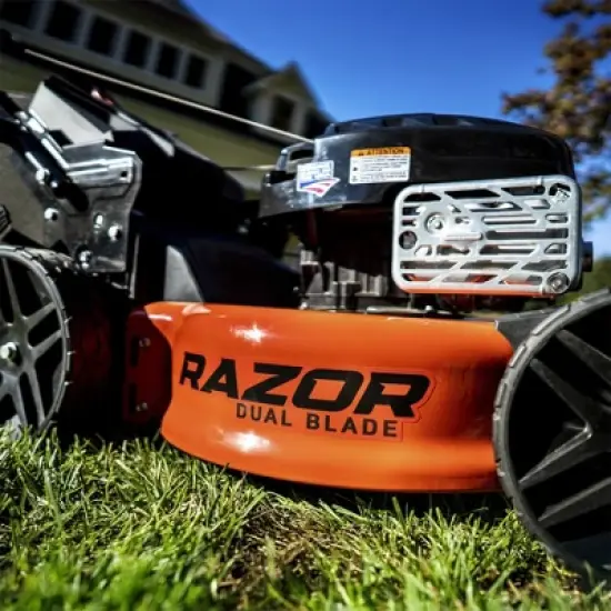 Ariens Razor 21 Inch Self Propelled Lawn Mower with Dual Blades and Reflex Speed Control, 7 Cutting Positions, Vertical Storage, Alloy Steel image {5}